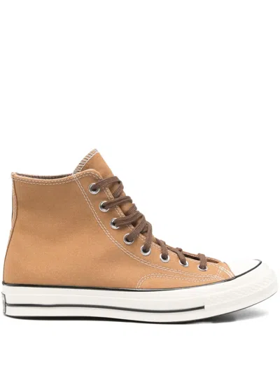 Converse Chuck 70 Canvas High-top Sneakers In Brown