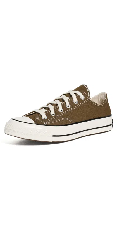 Converse Chuck 70 Canvas Sneakers Bog Down/egret/black In Brown
