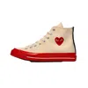Converse Cdg X Chuck Taylor 70 Hi Sneakers In Pink