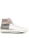 Converse Chuck 70 Crafted Patchwork Sneakers In Grey
