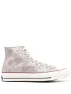 Converse Chuck 70 Crinkled Hi-top Sneakers In Purple
