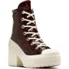 Converse Chuck 70 De Luxe Block Heel Sneaker In Bloodstone