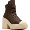 Converse Chuck 70 De Luxe Heel Boots In Fresh Brew/miso Glaze
