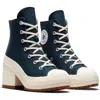 Converse Chuck 70 De Luxe Block Heel Sneaker In Obsidian/white/black