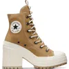 Converse Chuck 70 De Luxe Block Heel Sneaker In Trek Tan/granola/egret