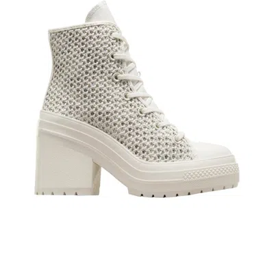 Pre-owned Converse Chuck 70 De Luxe Heel High 'egret Knit' In Cream