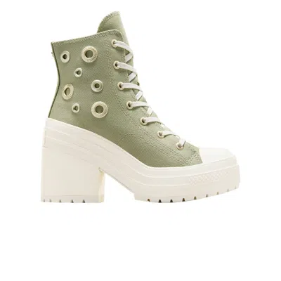Pre-owned Converse Chuck 70 De Luxe Heel Platform High 'metal Rings' | Green | Men's Size 6