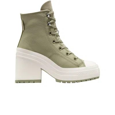Pre-owned Converse Chuck 70 De Luxe Heel Platform High 'water Repellent - Light Field Surplus' In Green