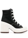 Converse Black Chuck 70 De Luxe Heels In Black