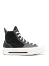 Converse Chuck 70 De Luxe Squared Hi Sneakers In Black