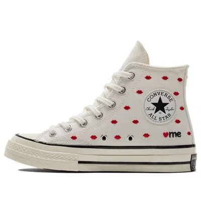 Converse Chuck 70 Embroidered Lips High 'love Me - Vintage White'