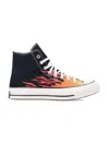 Converse Archive Prints Remixed Chuck 70 Hi Flame Print Sneakers In Multi