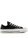 Converse Chuck 70 Floral Embroidered Sneakers In Black