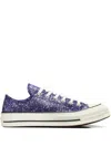 Converse Chuck 70 Glitter Night Sneakers In Blue