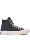 Converse Chuck 70 Hi Secret Pines Canvas Sneakers In Black