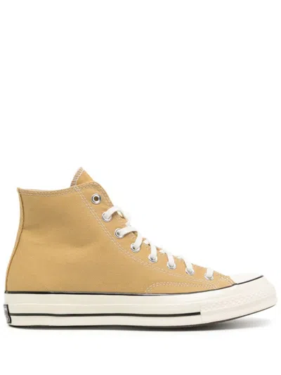 Converse Chuck 70 Hi Sneakers In Gold