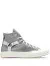 Converse Chuck 70 Hi Sneakers In Silver
