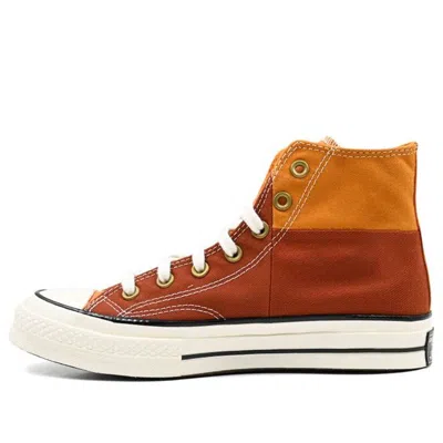 Converse Chuck 70 High 'colorblock - Monarch Rugged Orange' In Yellow