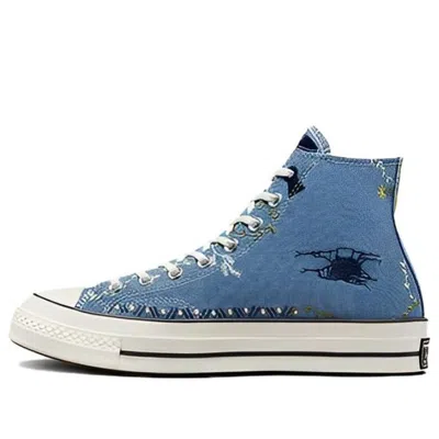 Converse Chuck 70 High 'cowboy Embroidery' In Blue
