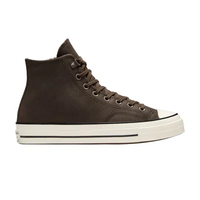 Pre-owned Converse Chuck 70 High 'distressed Leather - Fresh Brew' In Brown