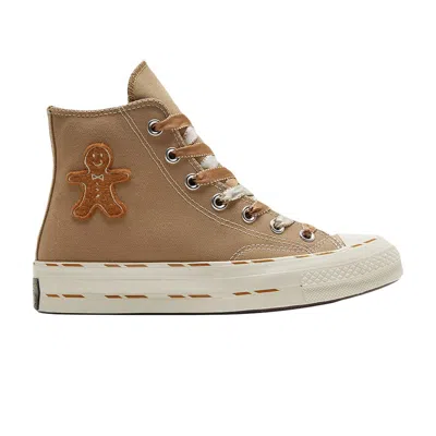 Pre-owned Converse Chuck 70 High 'gingerbread Man' In Brown