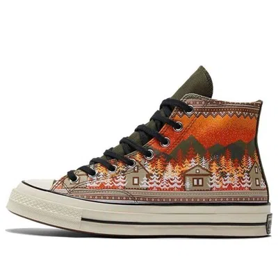 Converse Chuck 70 High 'holiday Sweater - Orange' In Multi