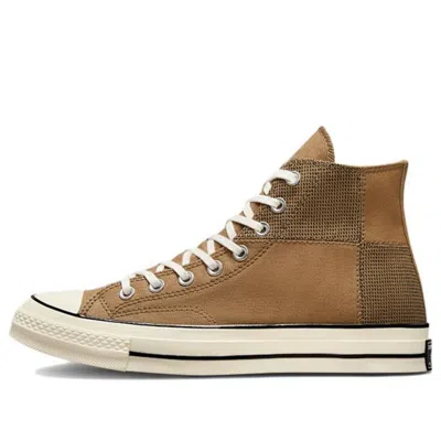 Converse Chuck 70 High 'houndstooth Patchwork' In Brown