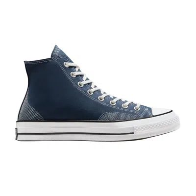 Pre-owned Converse Chuck 70 High 'multi-stitch Cotton - Navy' In Blue