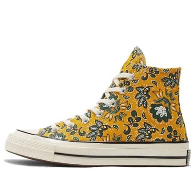 Converse Chuck 70 High 'paisley - Gold Dart' In Yellow