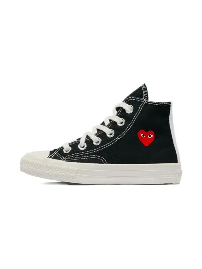 Converse Kids' Chuck 70 High Ps "comme Des Garcons Play In Black