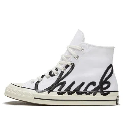 Converse Chuck 70 High 'scripted Signature Print - White Egret' In Multi