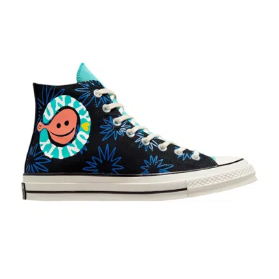 Pre-owned Converse Chuck 70 High 'sunny Floral' In Black