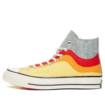 Converse Chuck 70 High 'thermo Felt - Storm Front Yellow' In Multi