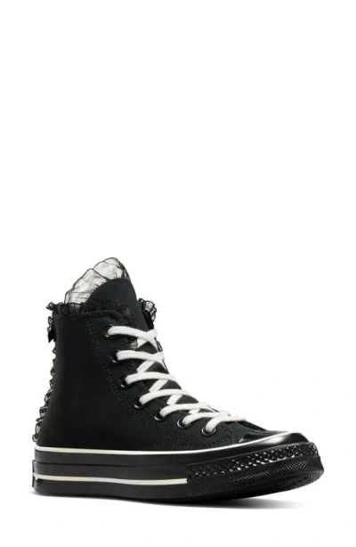 Converse Chuck 70 High Top Sneaker In Black/black/egret