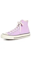 CONVERSE CHUCK 70 HIGH TOP SNEAKERS STARDUST LILAC/EGRET/BLACK