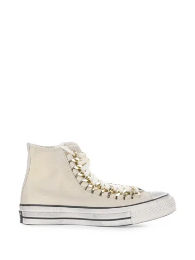 Converse Chuck 70 Industrial Glam Chain-link High-top Sneakers In Neutral