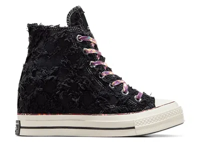 Pre-owned Converse Chuck 70 Internal Wedge Hi Isabel Marant (women's) Sneakers In Raven/egret/red