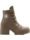 Converse Chuck 70 Lace-up Block-heel Boots In Brown