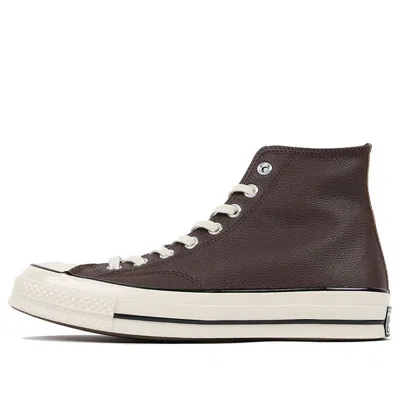 Converse Chuck 70 Leather High 'colorblock - Dark Root Brown'