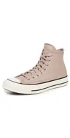 Converse Chuck 70 Leather Sneakers Vintage Cargo/egret/black In Multi