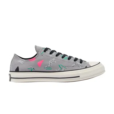 Pre-owned Converse Chuck 70 Low 'archive Skate Print - Dolphin' In Grey