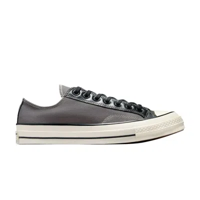 Pre-owned Converse Chuck 70 Low 'leather Overlays - Sharkskin' In Grey