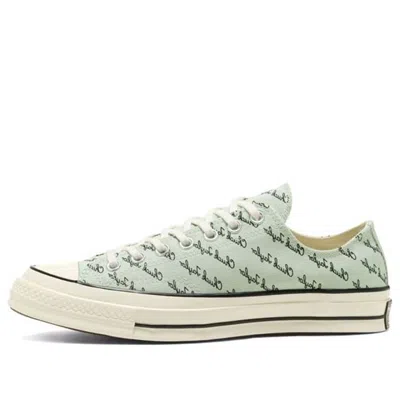 Converse Chuck 70 Low 'scripted Signature Print - Green Oxide'