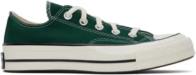 Converse Green Chuck 70 Low Top Sneakers In Grn Envy/egret/blk
