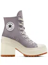 Converse Chuck 70 Luxe Heel High Boots In Purple