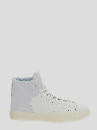 Converse White & Gray Chuck 70 Marquis Leather Sneakers In No-color