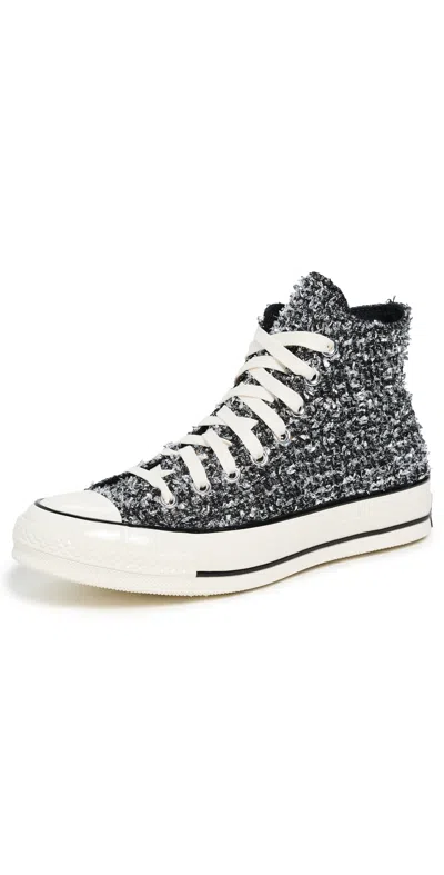 Converse Chuck 70 Metallic Sneakers Black/silver/egret In Multi