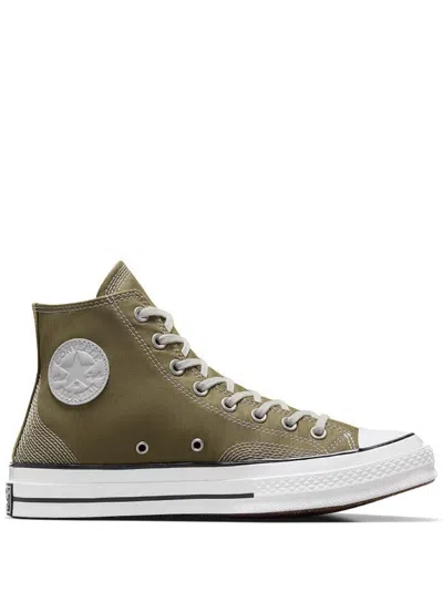 Converse Chuck 70 Multi-stitch Sneakers In Green