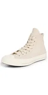 Converse Chuck 70 Nubuck Leather Sneakers Light Dune/egret/egret In Multi