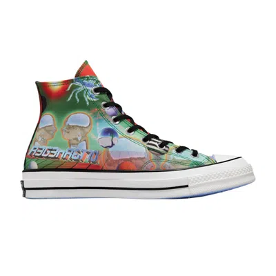 Pre-owned Converse Chuck 70 Outdoor Rave High 'psychedelic' In Green